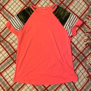 Sunshine and Rodeos Camo Print Top